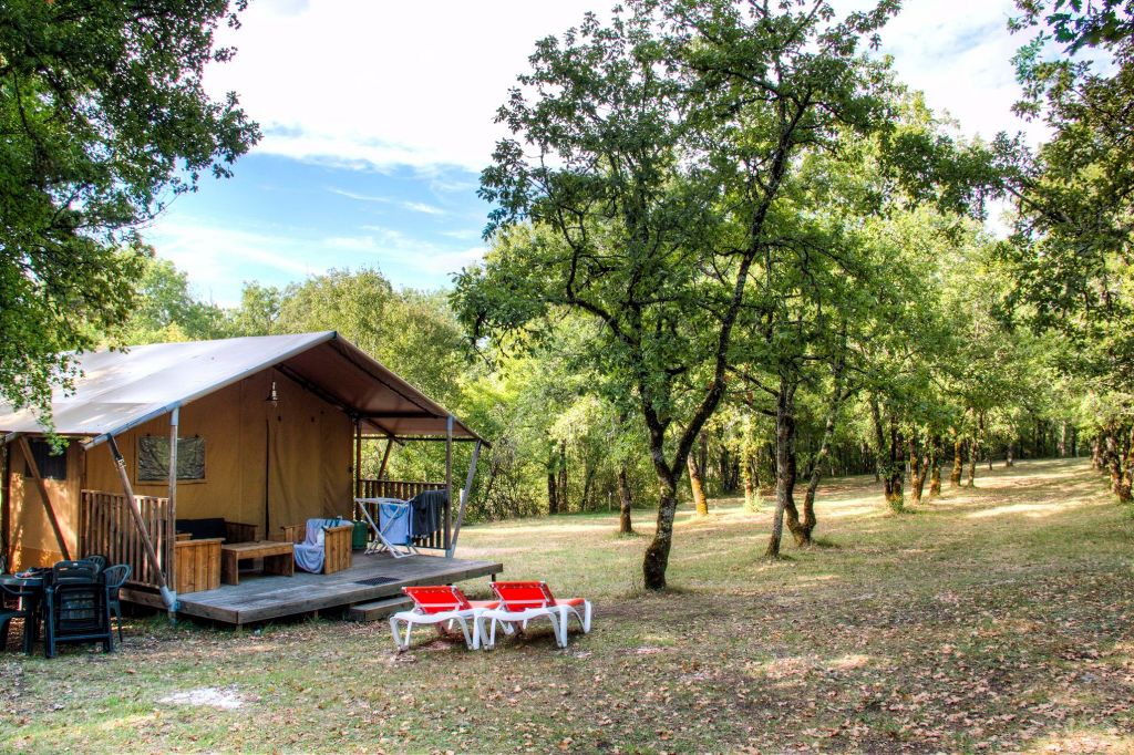 Laboratorium Af en toe Optimisme Safaritenten - Camping Le Couderc | Naturisten Camping in de Dordogne,  Frankrijk